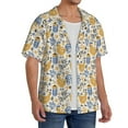 thumbnail image 2 of Fotbe Funny Chicken Camisa Estampada de Manga Corta para Hombre, Casual de Verano, Estilo Playero, Sin Arrugas-3X-Large, 2 of 5