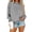 6# Dark Gray, variant on Cozy Oversized Pullover for Women Mock Neck Long Sleeve Top Casual Streetwear Soft Sweatshirt 2026 Navy S