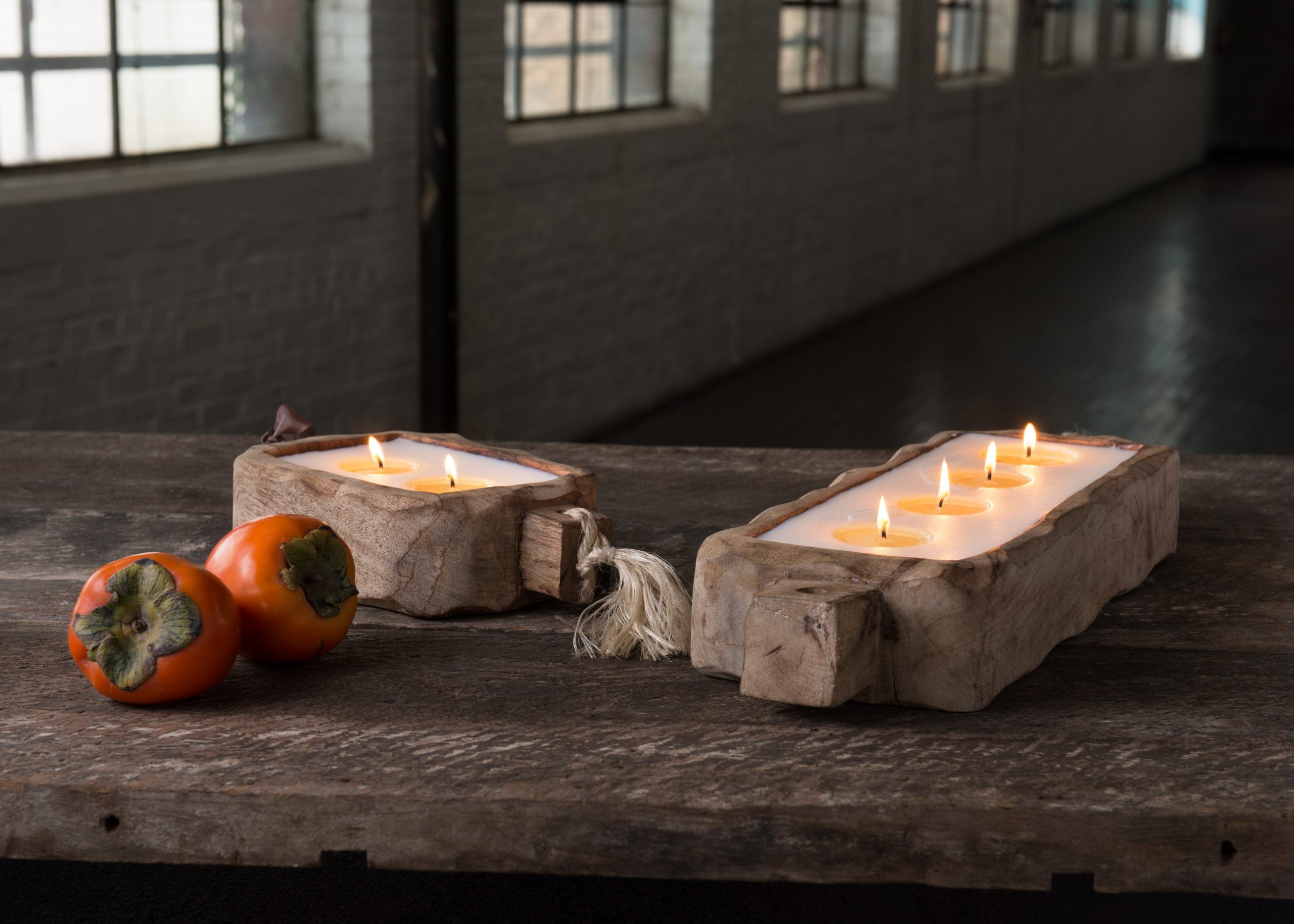 Himalayan Trading Post 44oz Ginger Patchouli Driftwood Candle Tray