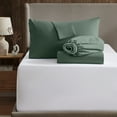 thumbnail image 2 of Nestl Twin XL Sheet Sets, 1800 Series Deep Pocket 3 Piece, Soft Microfiber Kids Bedding Set, HUNTER GREEN sheets, 2 of 10