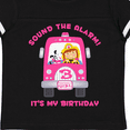 thumbnail image 4 of Inktastic Fire Truck Girl 3rd Birthday Girls Toddler T-Shirt, 4 of 5