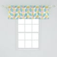 thumbnail image 2 of Floral Window Valance, Artwork of Orchids and Palm Leaves with Paint Blots, Curtain Valance for Kitchen Bedroom Decor with Rod Pocket, 54" X 18", Multicolor, by Ambesonne, 2 of 2