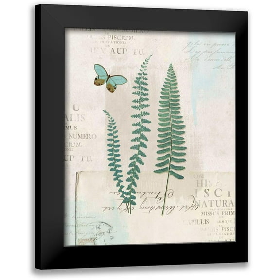 Pertiet, Katie 12x14 Black Modern Framed Museum Art Print Titled - En Bleu VII