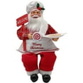 thumbnail image 2 of 13.7 inch Sitting Santa Claus Figurines Christmas Figure Decorations Hanging Xmas Tree Ornaments Santa for Doll Toy, 2 of 4