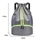 thumbnail image 4 of Mochila con cordón Yuyangstore Mochila ligera portátil Gris, 4 of 8