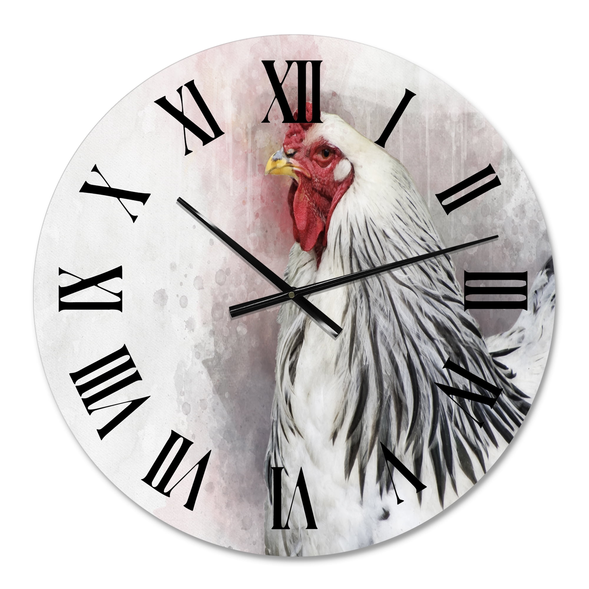 Designart 1 in Quartz Traditional Wall Clock