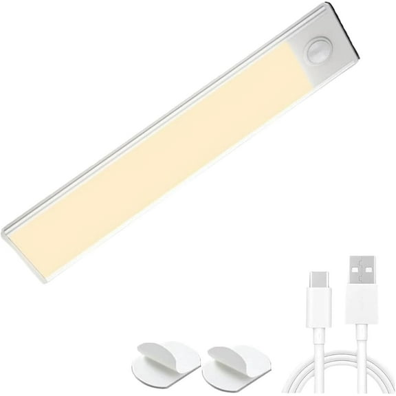 Hardpointing/Sunnyluckday/Conceptan Punch-Free Smart Sensor Magnetic Rechargeable LED Lights, Motion Sensor Light Indoor, for Kitchens, Wardrobes, Closets, and Studios