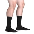 thumbnail image 2 of Darn Tough Men's Solid Crew Lightweight Socks, Solid Black, Large, 2 of 4