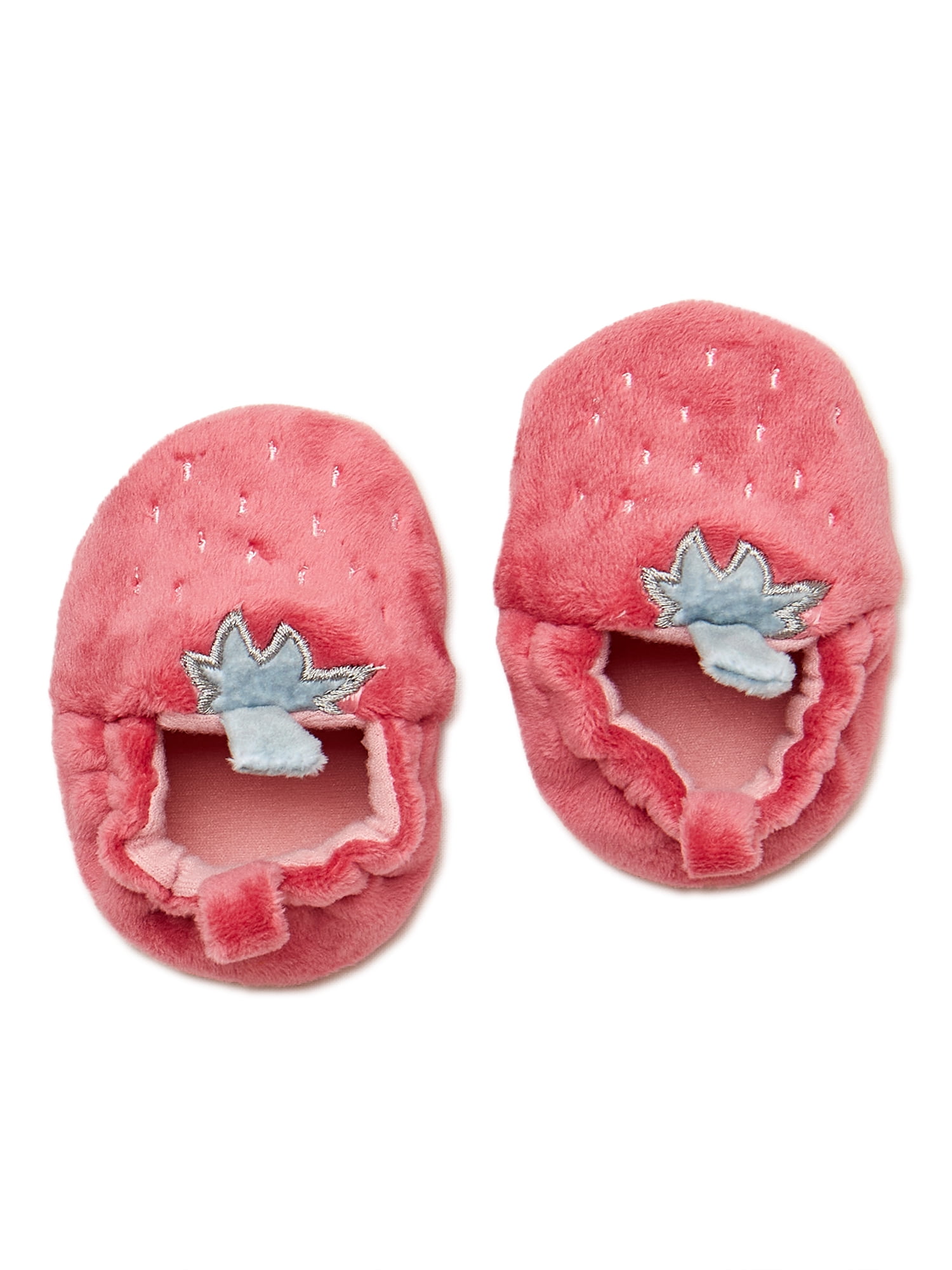 Carter's Child of Mine Infant Girl Strawberry Slippers, Newborn