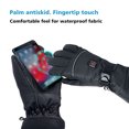 thumbnail image 5 of cpengpj Rechargeable Heated Gloves for Motorcycle Ski Snowboarding, 3 Adjustable Heat Settings, Soft Flannel and Thermal Insulation, Long-Lasting 6.5H Warmth in Cold Weather, 5 of 9