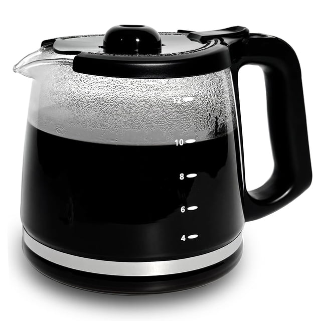 Jarra de café Pitcher Cestlaive de vidrio compatible con 12 tazas