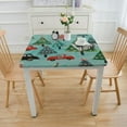 thumbnail image 3 of BANET Tablecloth Vinyl Flannel Backed, Car Truck Theme Print Table Cover,Rectangle Tables White, 3 of 7