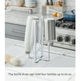 thumbnail image 5 of Yamazaki Home Collapsible Bottle Dryer, White, Steel, Water Resistant, No Assembly, 5 of 8