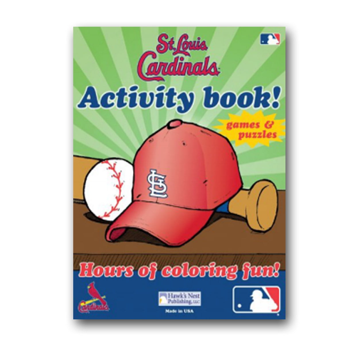 St. Louis Cardinals Activity Book , MLB Brand New , Cardinal's Baseball St.Judes  9781943433964
