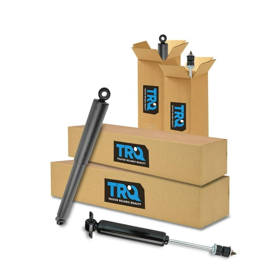 TRQ Shock Absorbers Front & Rear Kit Set of 4 for Toyota Pickup T100 2WD SBA60339
