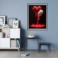thumbnail image 7 of Diamond Art Kits for Adults - 5d Red White Heart Dripping Art Diamond Painting for Adults, Diamond Art for Adults Beginners, Diamond Painting Kits for Adults for Home Wall Decor, 7 of 7