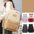 thumbnail image 2 of FUZHIQ School Backpack Multi Compartment Front Pocket Side Drawstring Pockets Stylish Bookbag for 4th 5th 6th 7th Grade, Black, 2 of 3