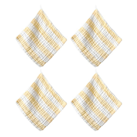 Muslin Multi-Colors Muslin Washcloths Burping Cloth Diapers Face Towels for Baby (Simple Colors)