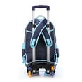 thumbnail image 5 of Student Luggage Travel Hand Cart Foldable Trolley Cart Durablel Aluminium Alloy 6 Wheels Backpack Trolley for School Bag, 5 of 9