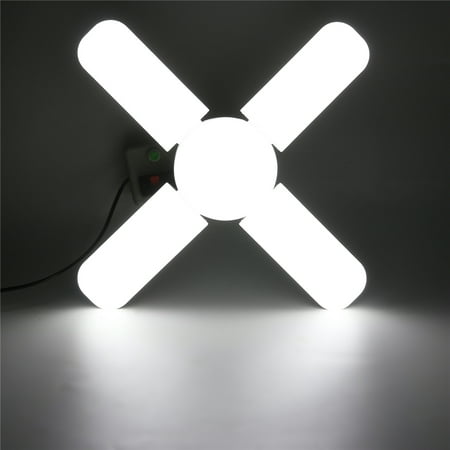 300w 300 Led E27 6500k Deformable Ceiling Garage Lights With 4