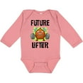 thumbnail image 3 of Inktastic Weightlifting Funny Future Lifter Boys or Girls Long Sleeve Baby Bodysuit, 3 of 5