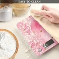 thumbnail image 6 of High Precision Digital Kitchen Scale Tempered Glass Food Scale Multifunction Scale Small Kitchen Appliances Pink Background with Hearts, 6 of 7