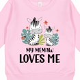 thumbnail image 3 of Inktastic Zebra My Memaw Loves Me Toddler Sweatshirt, 3 of 4