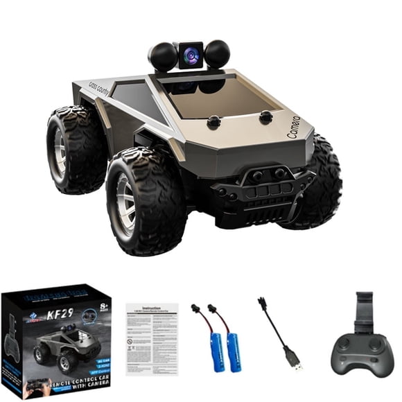 1: 28 Carro de Control Remoto con Cámara HD, Escala Original Reducida, Iluminación LED, 2.4G, Múltiples Modos de Control RC Cars