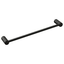 Moen Align Matte Black 24 in. Modern Towel Bar, Wall Mounted Towel Hanger, YB0424BL