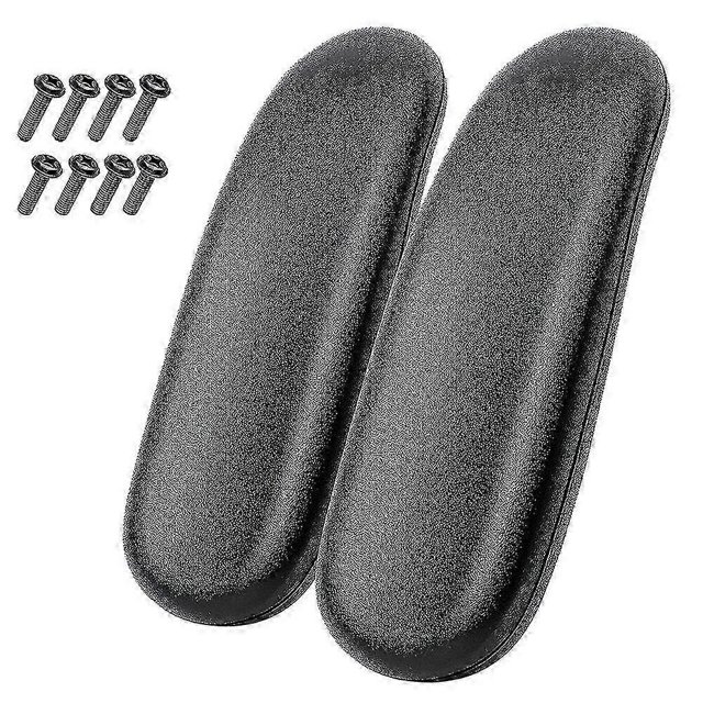 2025 Replacement Office Chair Armrest Pads (Set of 2) - Arm Rest Pad New Part Replacements for Office Chairs Armrests - Black