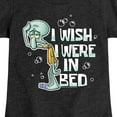 thumbnail image 3 of SpongeBob SquarePants - Squidward Bed - Toddler & Youth Girls Short Sleeve Graphic T-Shirt, 3 of 6