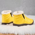 thumbnail image 4 of Lujianch Children Shoes Comfortable Soft Sole Plus Velvet Warm Snow Boots Fashion Outdoor Warm Children Snow Boots Sparkly Girls Boots, 4 of 5