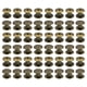 thumbnail image 1 of 50 Juegos de Tornillos Chicago, M5x4mm Tornillo de Poste de Remache de Latón para Cuero, Marrón, 1 of 7