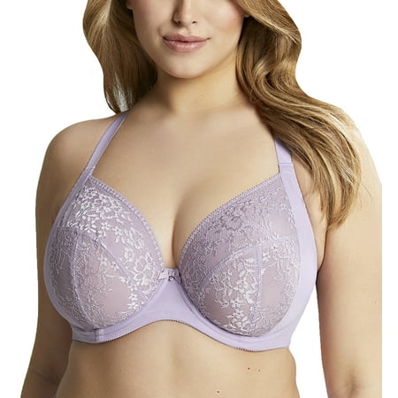 Sculptresse by Panache Roxie Plunge Underwire J-Hook Bra (9586) 34H Lilac