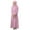 Pink, variant on RIJOPUTY Muslim Dress for Girls Long Sleeve Turtleneck One-Piece Islamic Prayer Dress Hijab for Kids Girls Abaya Islamic Gifts Daily Casual Solid Elegant Dress