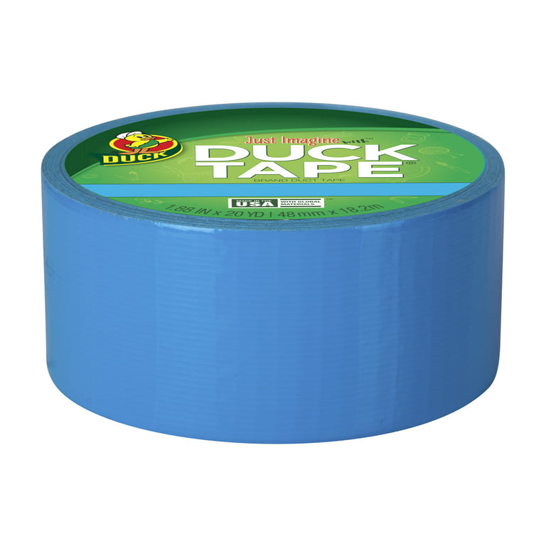 Duck Brand 1.88 in. x 20 yd. Electric Blue Colored Duct Tape