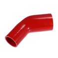 thumbnail image 1 of 45 grados 2,0 pulgadas a 2,5 pulgadas ID 4Ply coche codo reductor silicona manguera acoplador Intercooler tubo admisión tubería rojo 51-63mm, 1 of 7