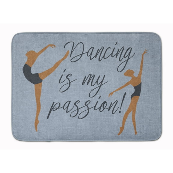 Dancing is My Passion Machine Washable Memory Foam Mat
