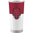 thumbnail image 1 of Logo Chaise 108-S20T-11 20 oz NCAA Arkansas Razorbacks Bloc de Couleur Gobelet Inoxydable, 1 of 1