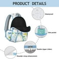 thumbnail image 4 of "Stylish Butterfly Pattern College Backpack - Large Capacity School Bag with Laptop Compartment", 4 of 6