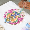 thumbnail image 5 of Kulture Khazana: Make Your Own Wooden Rangoli - 2-In-1  Sand & Paint Art Kit - Creative Diwali Activity, Mess-Free Drop Cloths, Kids DIY Sensory Craft, 5 of 9