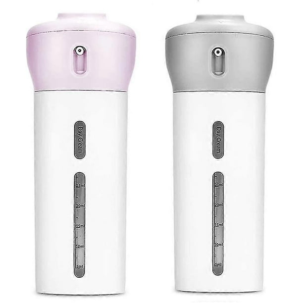 2pcs 4 In 1 Travel Dispenser Leak- Travel Bottle Container L Set Toiletries Suitable