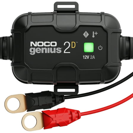 NOCO GENIUS2D: 2A 12V Onboard Battery Charger, Maintainer and Desulfator