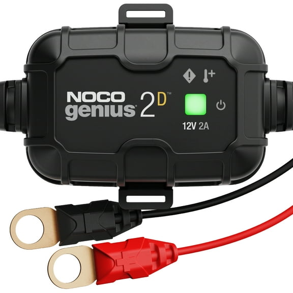 NOCO GENIUS2D: 2A 12V Onboard Battery Charger, Maintainer and Desulfator