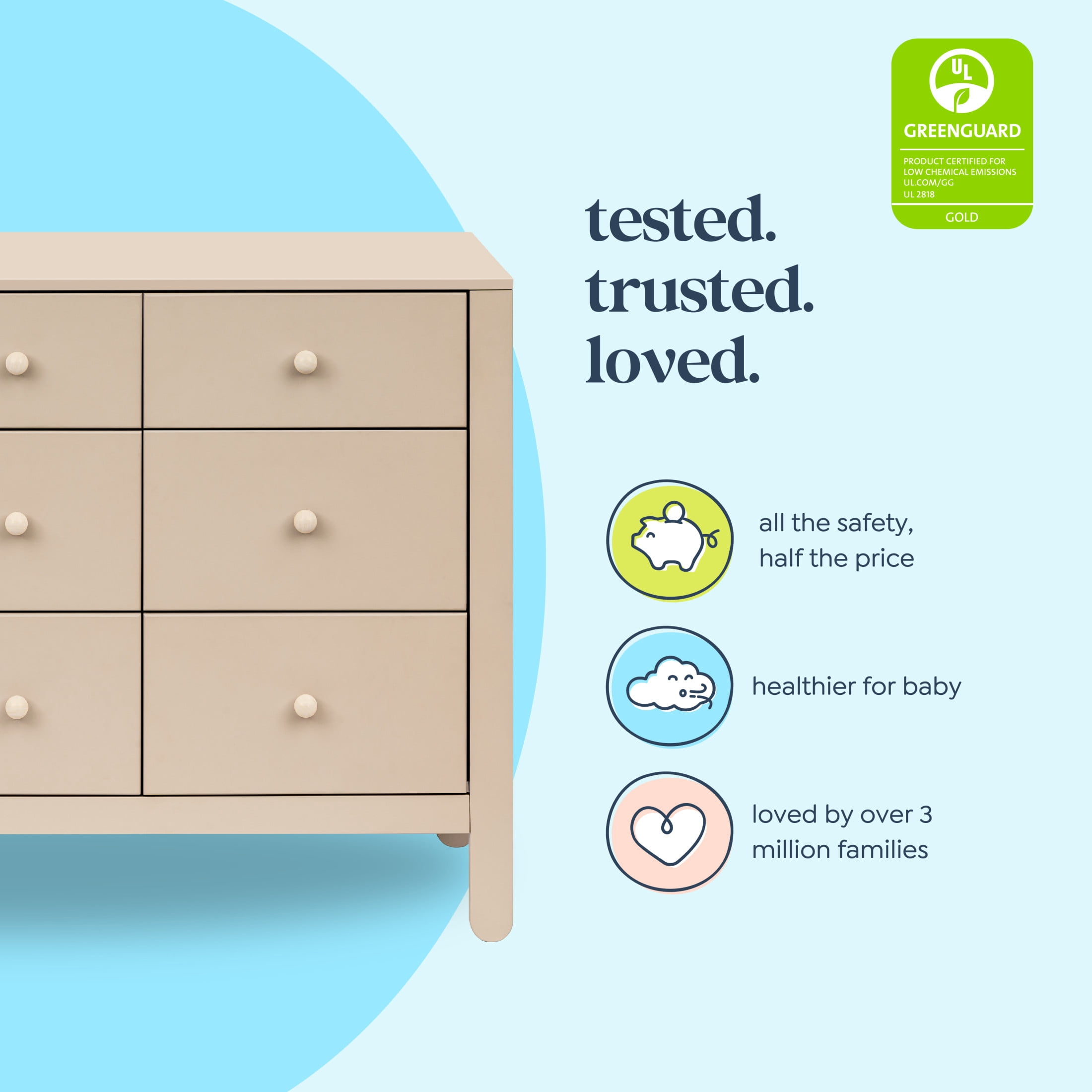 Carter's Marisol 6-Drawer Dresser