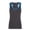 Charcoal / Sapphire, variant on Tri Dri Womens Panelled Fitness Tank Top