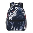 thumbnail image 1 of Balery Bulldog with Forest Flag Mochila Escolar Impresa, Mochila Ligera para Viajes Casual, Mochila Duradera y Cómoda Multifuncional, Mochila para Laptop-One Size, 1 of 5