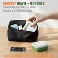 thumbnail image 4 of Shampoo Bar Travel Case Compatible with Kitsch, Leakproof Silicone Small Soap Case with Draining Pad - 2026 Travel Essentials for Gym, Camping, Business Trip (Butter Yellow), 4 of 7