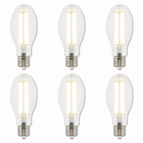 Westinghouse Lighting 5225120 32 Watt (175 Watt HID Equivalent) ED28 Daylight High Lumen Filament LED Light Bulb, Extended Mogul Base, 6 Pack