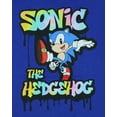 thumbnail image 2 of Sonic The Hedgehog Boys' T-shirt Power Kick Design Graphic Print Tee, 2 of 5